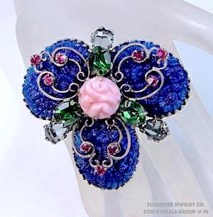 Schreiner 3 Molded Flower jewelry
