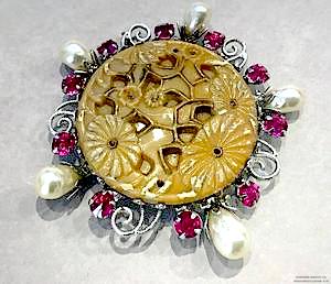 Schreiner Domed Round Disc jewelry