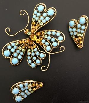 Schreiner Wireframe Butterfly jewelry